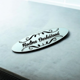 Jmenovka na dveře Elipse Ornament