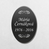 Tabulka na hrob ovál V1