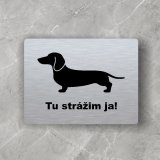 Tabulka Pozor pes Jezevčík