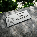 Tabulka na hrob anděl