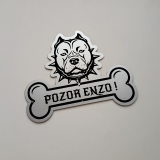 Tabulka Pozor pes Pitbull 2