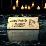 Tabulka na hrob anděl 3