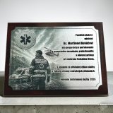 Plaketa obdélník - Záchranná zdravotní služba