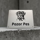 Tabulka Pozor pes Cane Corso