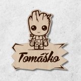 Dětská jmenovka Groot