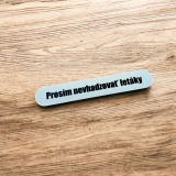 Tabulka nevhazujte letáky 12 × 2 cm