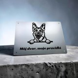 Tabulka Pozor pes Německý ovčák cute