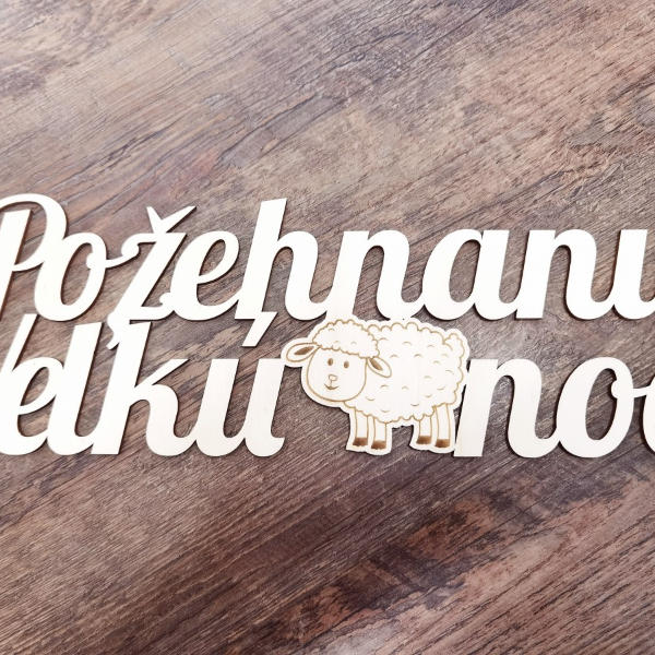Nápis - Požehnané Velikonoce