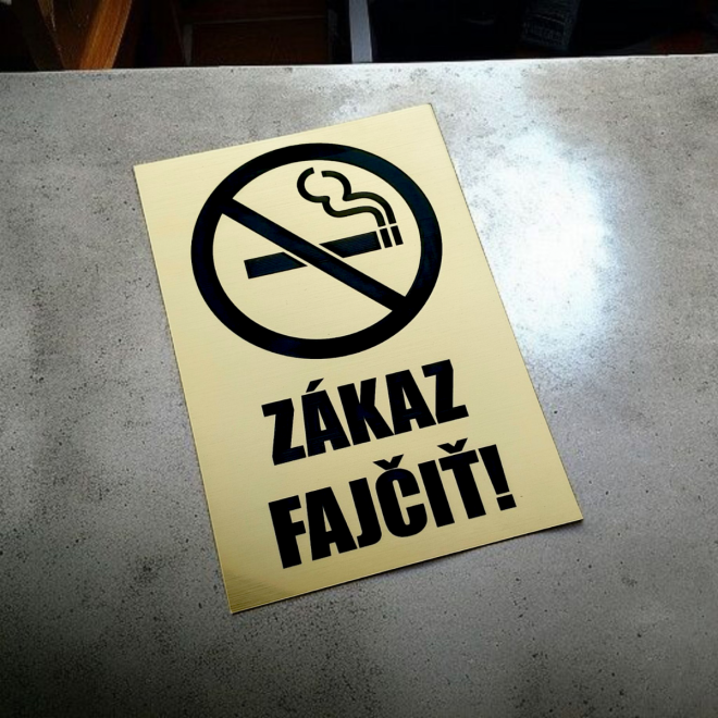 Tabulka Zákaz kouřit