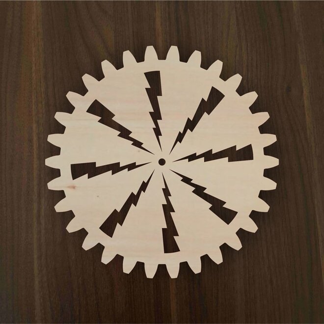 Ozubené kolo s blesky 10 cm