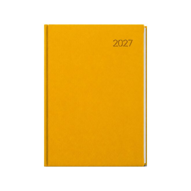 Personaliz. týdenní diář okrový 2026