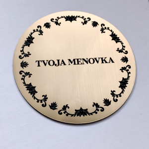 Jmenovka na dveře Round Ornament