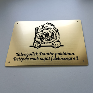 Tabulka Pozor pes Středoasijský ovčák