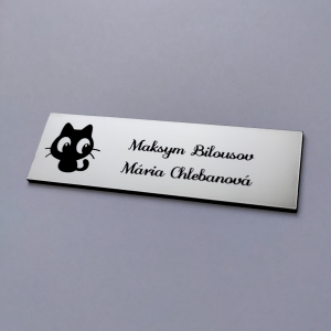 Jmenovka na dveře Kitty