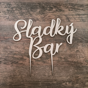 Zápich na dort – dekorační set na sladký bar