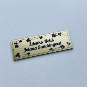 Jmenovka na dveře Lucky