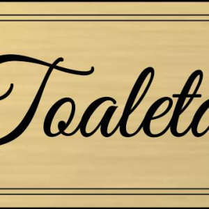 Tabulka Toaleta Dámy