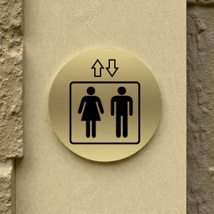 Piktogram Výtah Circle