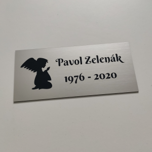 Tabulka na hrob anděl 2