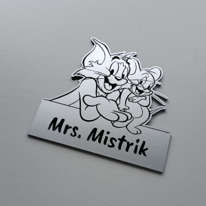 Dětská jmenovka Tom a Jerry