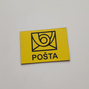 Tabulka Pošta
