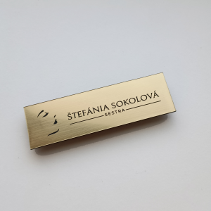 Menovka na tričko - s logom na mieru