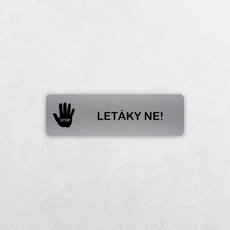 Tabulka Nevhazujte Letáky