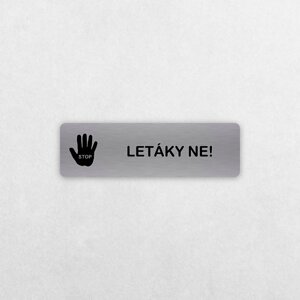 Tabulka Nevhazujte Letáky